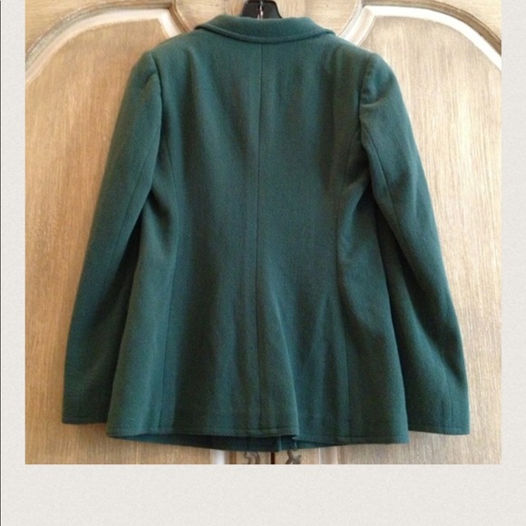 Armani Collezioni Clover Green Single Breasted Jacket.  Size 4 NWT - Picture 3 of 8